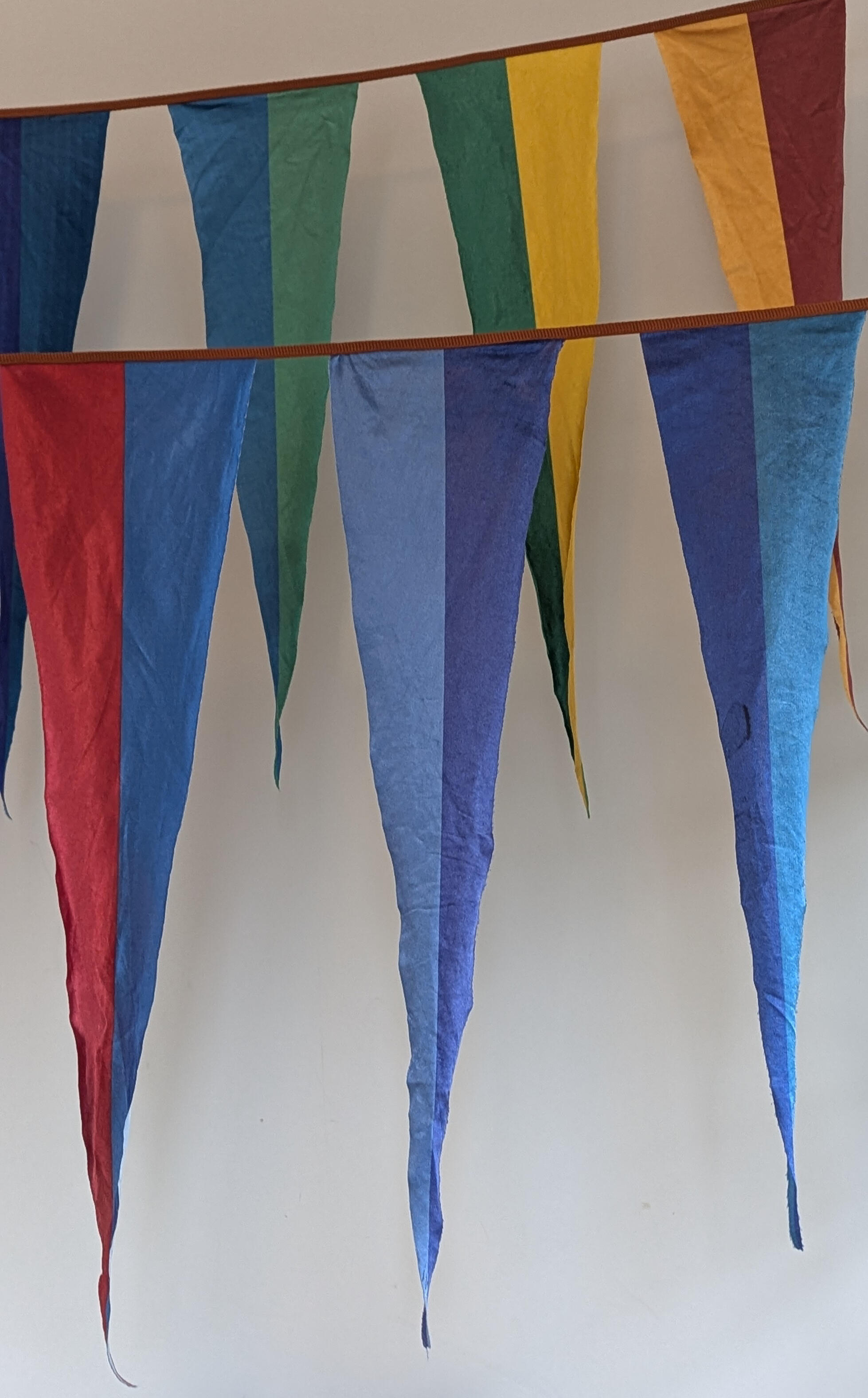 Rhythym and Hues Bunting Rhythym and Hues bunting blowing in the wind